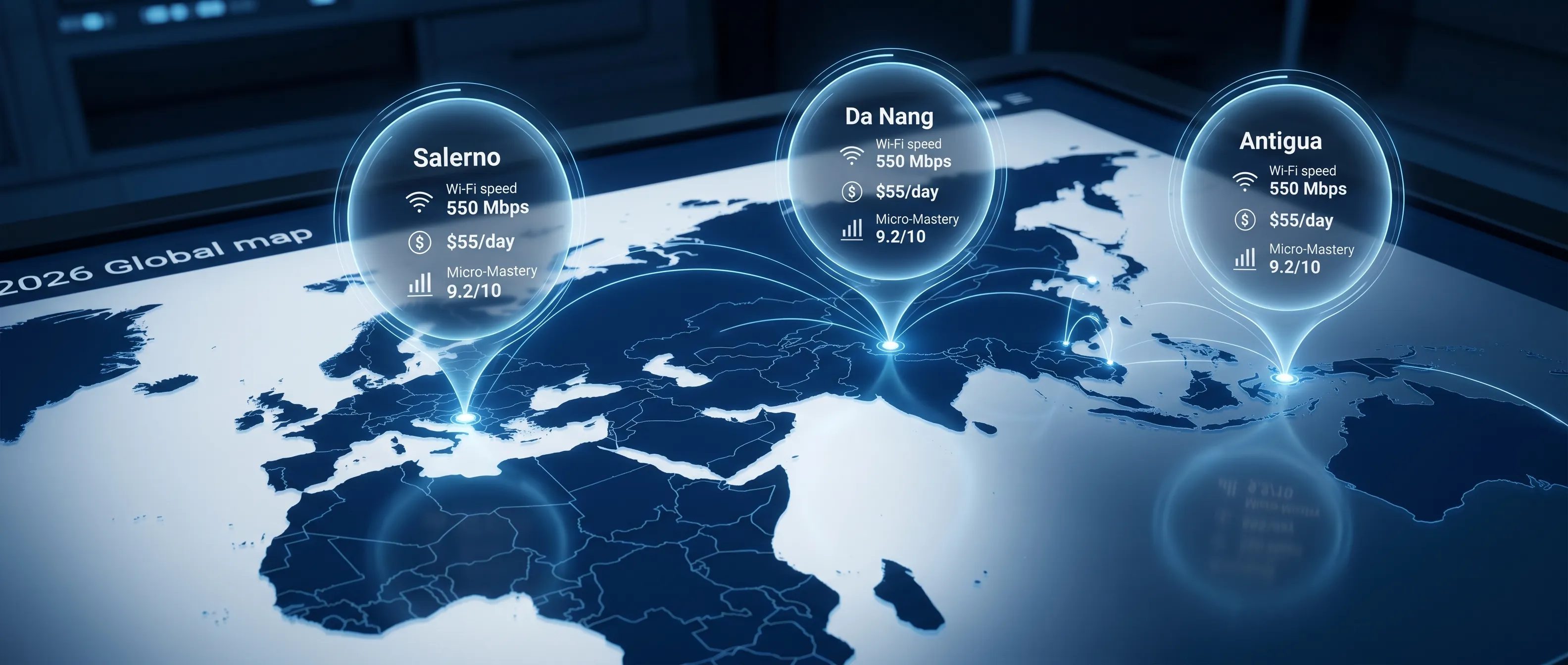 Infographic showing cost and skill-ROI for 2026 solo travel hubs.