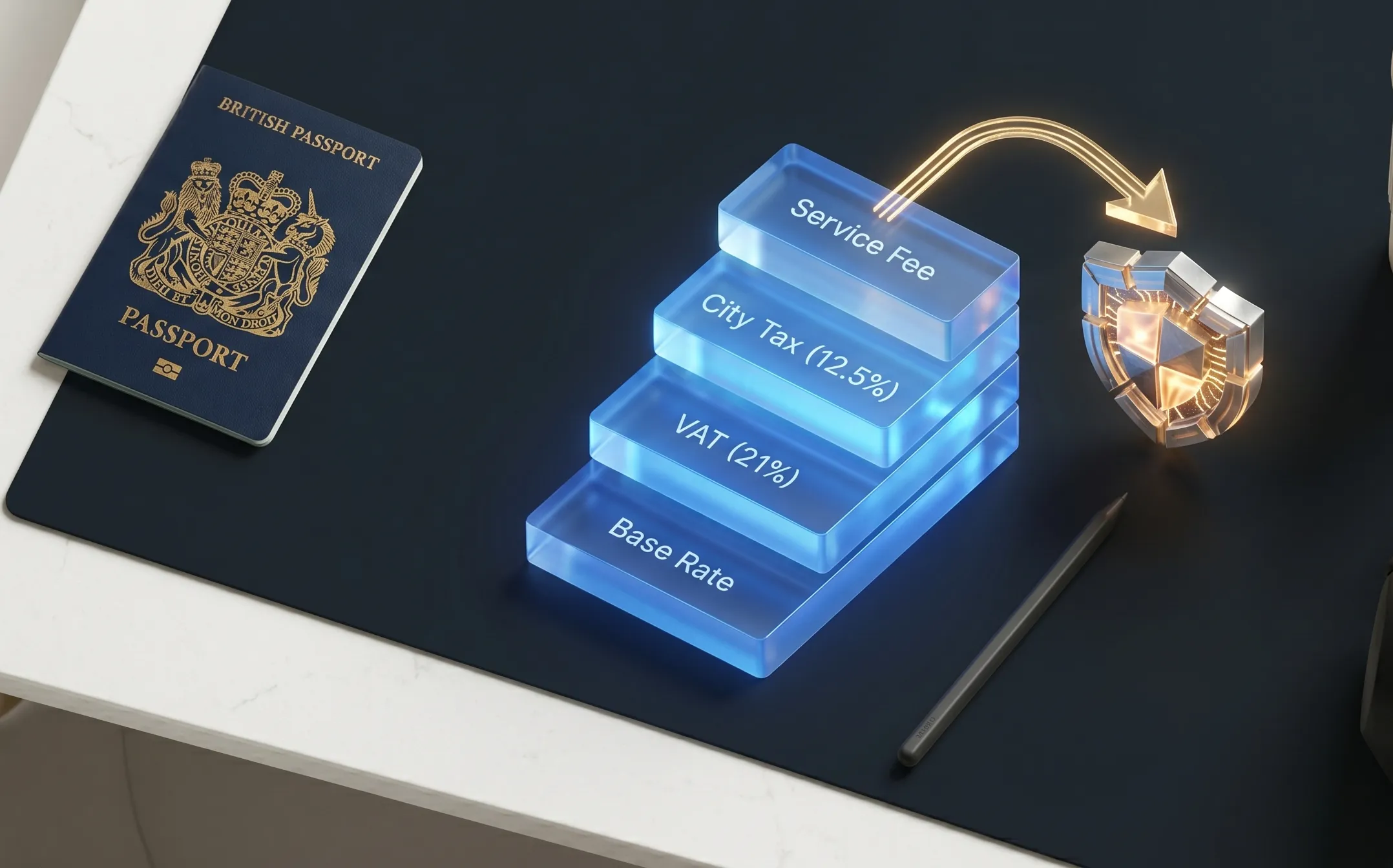 Drip pricing 3D visualization