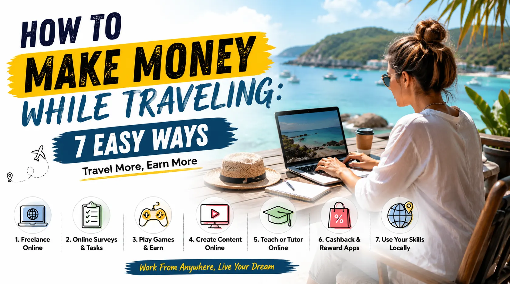 How To Make Money While Traveling: 7 Easy Ways 