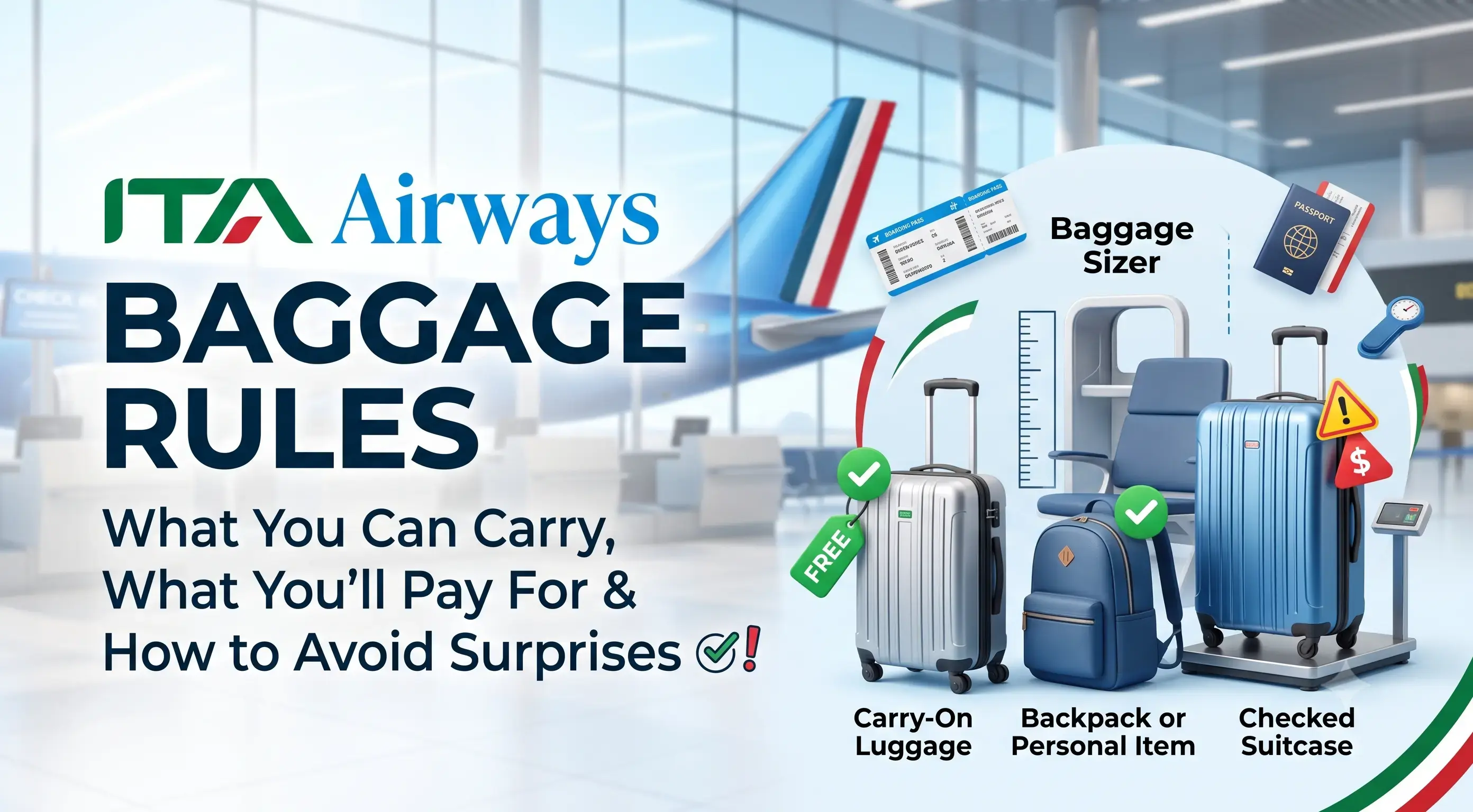 ITA Airways Baggage: Fees, Limits & Tips to Avoid Hidden Costs
